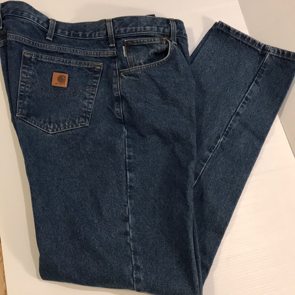 Carhartt Men’s Traditional Fit Jeans Size Mens 38” W 36” EUC